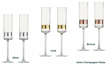 Сребро, Злато или Бронз: Изкуството на съвременната наздравица със SoHo Champagne Flutes