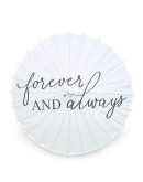 Сватбен Чадър от Хартия и Бамбук-Forever and Always
